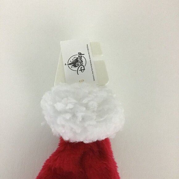 Disney Parks Mickey Mouse Ears Santa Hat Christmas Plaid Adjustable New w Tags - Picture 2 of 5